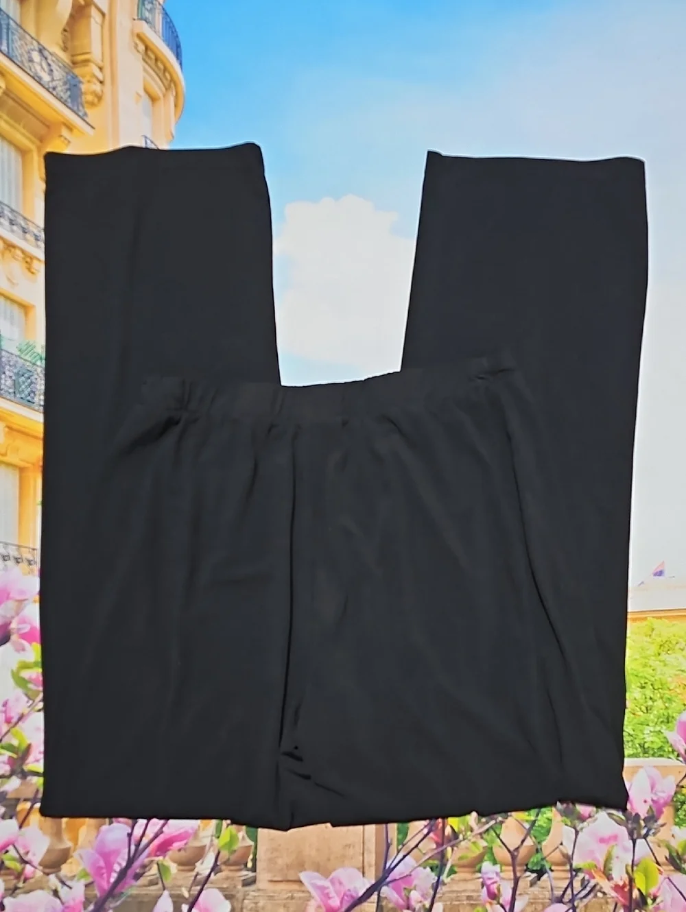 Midnight Velvet‎ Elegant Black Women's Pants Size Large Tall